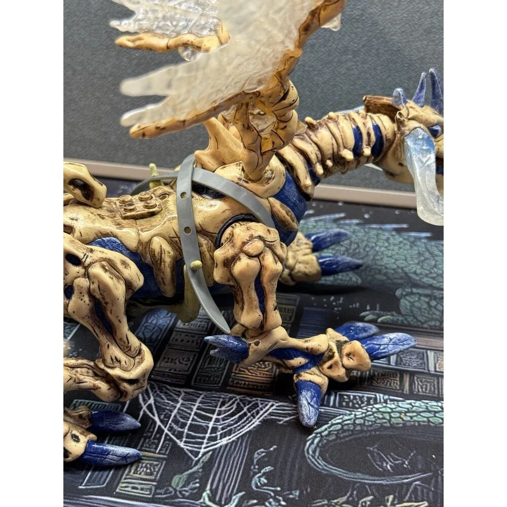 Mega Bloks Fire & Ice Dragons 9879 Vorgan Ice Fang Bone Skeleton Dragon
